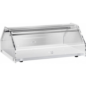 Espositore/Vetrina da banco neutra porta Brioches Modello VL4749B Ante apribili su 2 lati