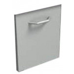 Fry Top a Gas CI Modello RisFry024 2 Zone di Cottura Piastra 1/2 Liscia 1/2 Rigata vano a giorno Potenza kW 10,8