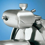 Affettatrice verticale Modello MANTEGNA 300 BS1 TOP Spessore di taglio mm 29 Piatto mm 300x270