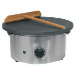 Crepiera tonda Modello DE-1A Piastra Teflonata Piano cottura mm 400(Ø) Potenza: 3kW / 230 V