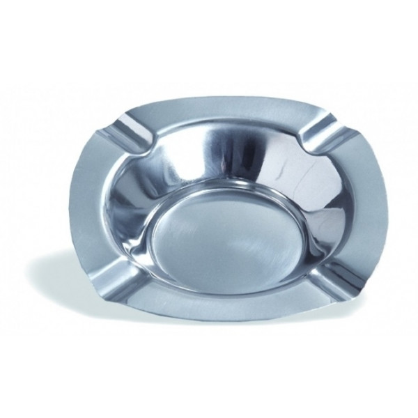 Posacenere inox Dimensioni mm. L 125 x P 125 x 25 h Modello 429-000