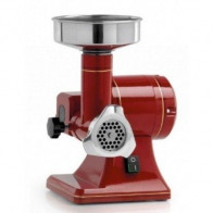 Tritacarne elettrico Modello FTSMR126 Bocca: Ø 6 cm Giri motore 80 Prod. oraria carne kg 50 Gruppo di macinazione in Acciaio Inox 