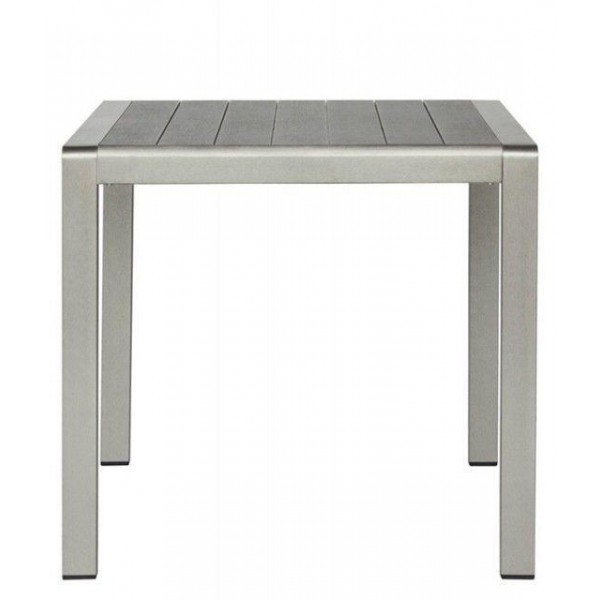 Tavolino esterno TESR Struttura in alluminio satinato, piano in materiale composito Modello 907-HA39