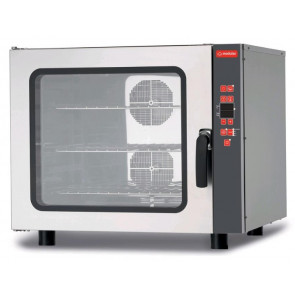 Forno elettrico a convezione con umidificatore MDLR per pasticceria Capacit&agrave; n.6 x 60x40 Porta a bandiera Modello BEU664P