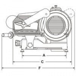 Affettatrice verticale Modello MIRRA 220 C VERT