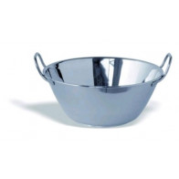 Bacinella con maniglie per induzione in acciaio inox Modello 129-0