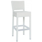 Sgabello SETR struttura in alluminio rivestimento in filo di polietilene Modello 943-CBC0004