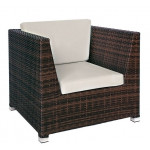 Sedia\Poltrona da esterno TESR Struttura in alluminio, rivestimento in filo di polietilene Modello 571-CS0109A