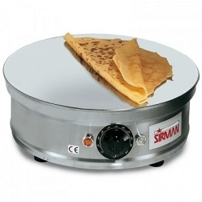 Crepiera Tonda Piano di cottura Liscio Superficie utile mm ø 350 Potenza Watt 2000