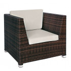 Sedia\Poltrona da esterno TESR Struttura in alluminio, rivestimento in filo di polietilene Modello 571-CS0109A