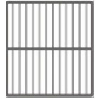 Griglia in acciaio AISI 304 Gastronorm 2/3 Modello GR23AI