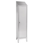 Armadio Portascope per tiracqua in acciaio inox 304 IXP n.1 anta a battente profondità anta cm 40 Modello 69605