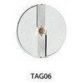 Disco per taglio spessore 6mm DF06 - adatto per pomodori, agrumi, banane, cipolle, mele, patate lesse, funghi, sedano per Tagliaverdura Modelli TITANIUM