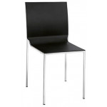 Sedia da interno impilabile TESR Struttura in acciaio cromato Scocca in polipropilene Modello 074-CT123