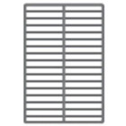 Griglia in acciaio inox AISI 304 Modello GR6040AI