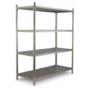 Scaffalatura\Scansia in acciaio inox 4 ripiani Modello SHEL 4