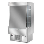 Espositore verticale murale refrigerato Zoin Modello Silver SI120PSV Adatto per l'esposizione di bevande latte gastronomia fredda prodotti preconfezionati latticini Refrigerazione ventilata gruppo incorporato