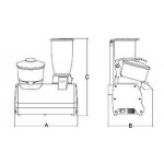 Gruppi Bar Modello 2 Aln Spremiagrumi Apollo con leva + Rompighiaccio Nordkapp