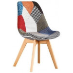 Sedia da interno TESR Struttura in legno Rivestimento in tessuto Modello 1150-72B