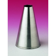 Bocchette per decorare in acciaio inox unipezzo Con foro tondo h 5 cm Modello 511-0