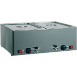 Tavola calda bagnomaria Modello BMV31 Capacità 3 bacinella GN1/1 Temperatura differenziata