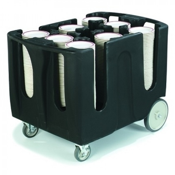 Carrello portapiatti KAR Modello CPP6_NERO stampati in polietilene Capacità piatti: 45-60 Ø min 140mm e max 318mm