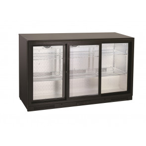 Frigorifero Retro banco refrigerato Modello BBC386S N.3 Porte scorrevoli