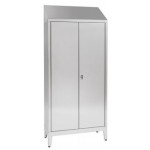 Armadio Portaoggetti in acciaio inox 430 IXP n.2 ante a battente profondità anta cm 50 Modello S5069405430