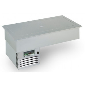 Drop in e mobile da incasso refrigerato Modello ARMONIA 4 BRINA vasca a sfioro