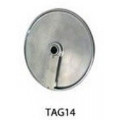 Disco per taglio spessore 14mm DF14 - adatto per cubi di 14mm e tagli grossi (in combinazione con il disco per cubettare disc/cube14 per Tagliaverdura Modelli TITANIUM