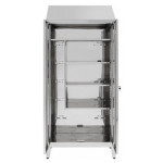 Armadio Portascope per tiracqua in acciaio inox 304 IXP n.2 ante a battente profondità anta cm 40 Modello 69606