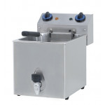 Friggitrice Elettrica da banco CSA 1 vasca con rubinetto di scarico Modello SKU7