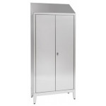 Armadio Portascope in acciaio inox 304 IXP n.2 ante a battente profondità anta cm 40 Modello 69602