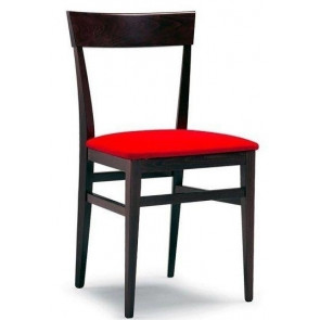 Sedia da interno TESR Struttura in legno Seduta imbottita Modello 1042-C25F