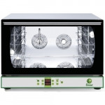 Forno a convezione con umidificatore Modello CMP4GPD Illuminazione interna alogena Capacità camera cottura 4x600x400 GN1/1