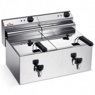 Friggitrice Elettrica Da banco Modello ELDORADO 10X2R con rubinetti