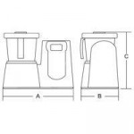 Miscelatore Di Cottura Modello MINICOOKER Potenza Motore 600 Watt