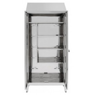 Armadio Portascope per tiracqua in acciaio inox 304 IXP n.2 ante a battente profondità anta cm 50 Modello S5069606