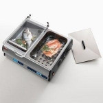 Macchina sottovuoto,  Barra saldante:mm 260 Modello Easysoft 25 programmi memorizzabili Pompa del vuoto:mc/h 4