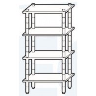 Scaffale Inox Modello SCKL20520