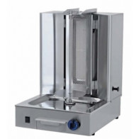 Gyros kebab a Gas CSA con 1 Bruciatori ad infrarossi 1 zona di cottura Dimensione Carne cm ø 30 x H 39 Potenza assorbita: Kw Gas 3,2 Modello SKU25