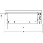 Forno Pizza Modello VESUVIO 70x70 Elettrico Digitale