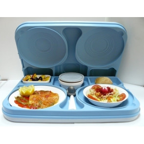 Vassoio isotermico in polipropilene Colore blu Dimensioni cm. L 53 x P 37 x 11 h Modello 919-000