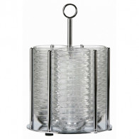 Stand portaciotole in inox Dimensioni ø mm. 175x255h Ciotole non comprese Modello 40284