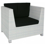 Sedia\Poltrona da esterno TESR Struttura in alluminio, rivestimento in filo di polietilene Modello 571-CS0109A