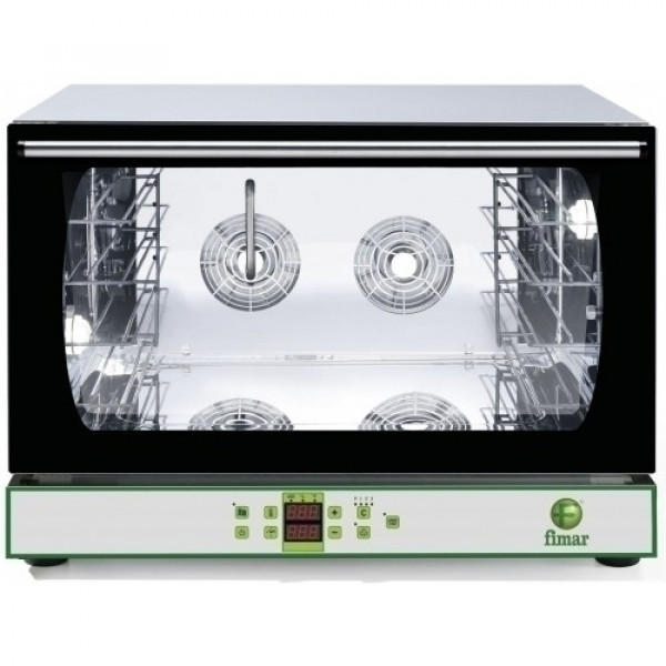 Forno a convezione con umidificatore Modello CMP4GPD Illuminazione interna alogena Capacità camera cottura 4x600x400 GN1/1