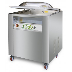 Macchina Sottovuoto Barra Saldante 900 mm a Campana Modello CAM900TC Carrellata