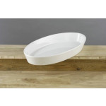 Piatto ovale da portata in porcellana Dimensioni mm. L 335 x P 185 x 55 h Modello 82068101