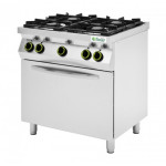 Cucina a gas Metano Modello CC74GFEV 4 fuochi con forno elettrico GN1/1