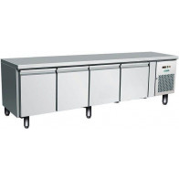 Tavolo Refrigerato ventilato H650 quattro porte Modello UGN4100TN